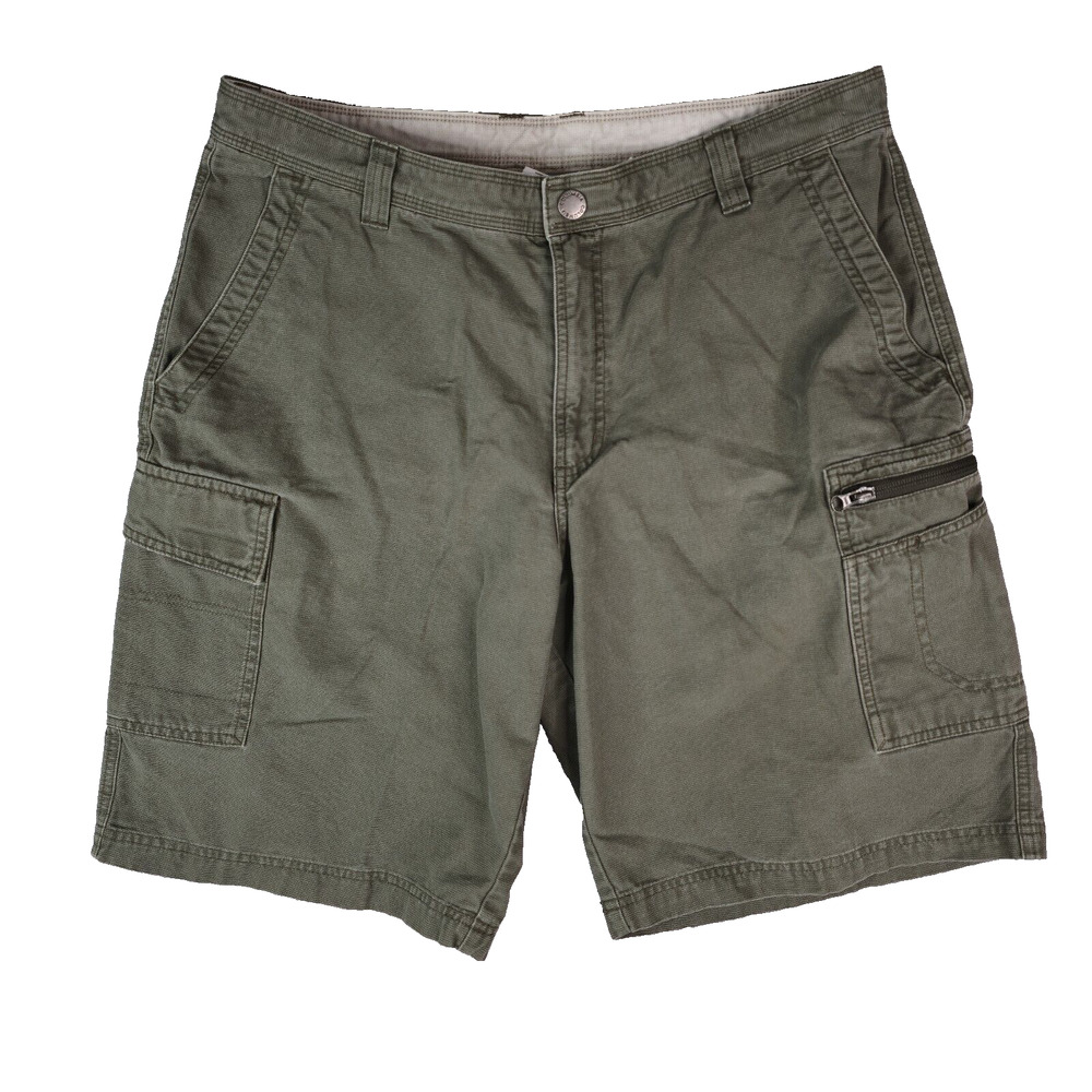 Columbia Cargo Shorts Mens 36x10.5 Tactical OD Green Gorpcore Hiking Fishing